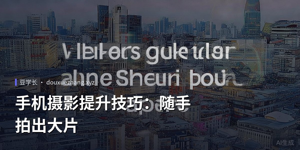 手机摄影提升技巧：随手拍出大片