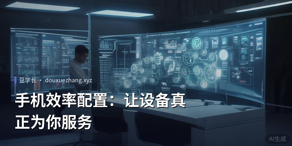 手机效率配置：让设备真正为你服务