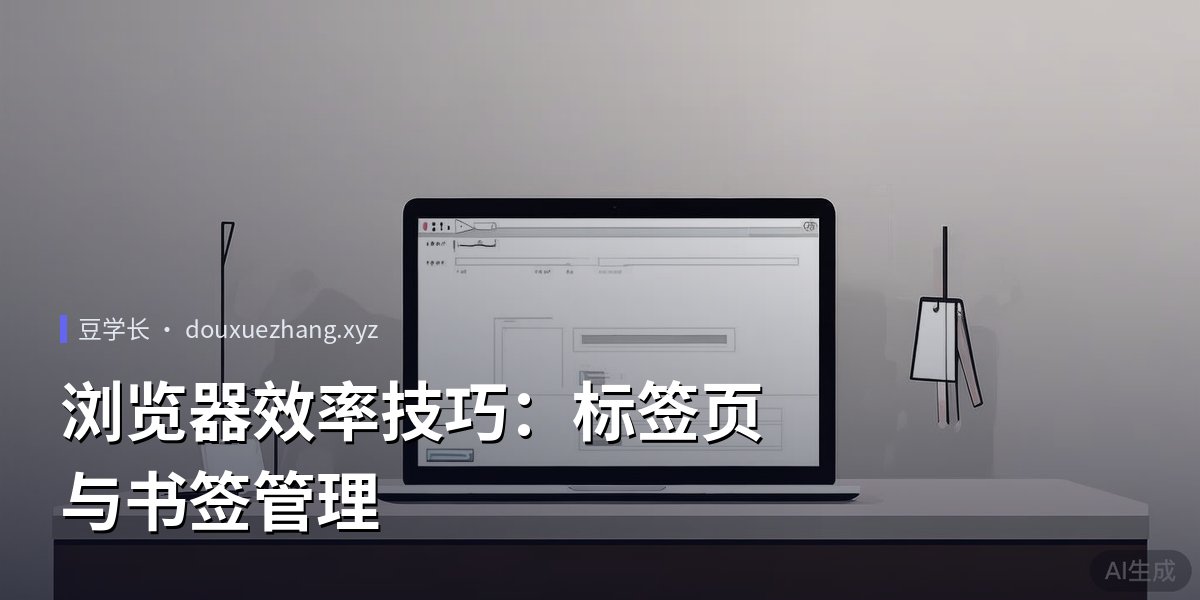 浏览器效率技巧：标签页与书签管理