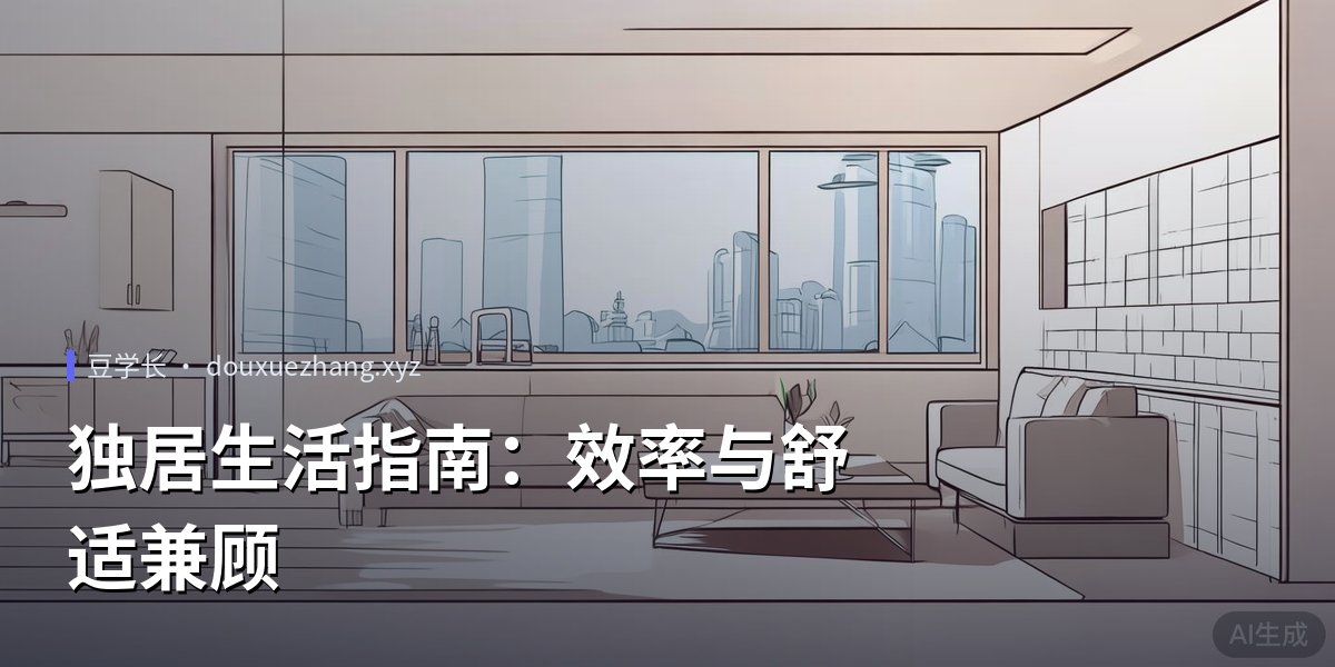 独居生活指南：效率与舒适兼顾