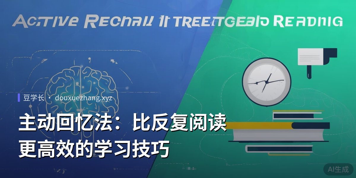 主动回忆法：比反复阅读更高效的学习技巧