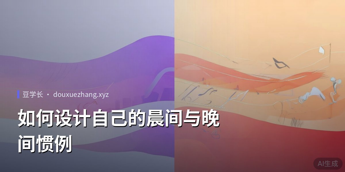 如何设计自己的晨间与晚间惯例